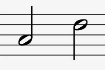 stave and minims